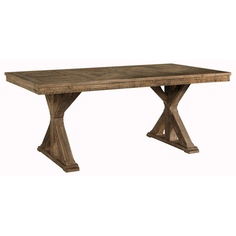 Grindleburg Light Brown Rectangular Dining Table - bellafurnituretv