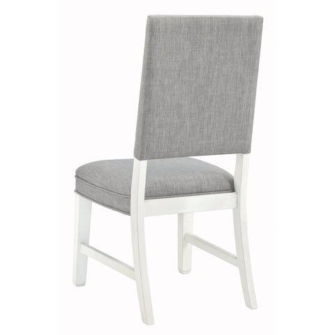 Nashbryn Gray/White Upholstered Side Chair, Set of 2 - bellafurnituretv