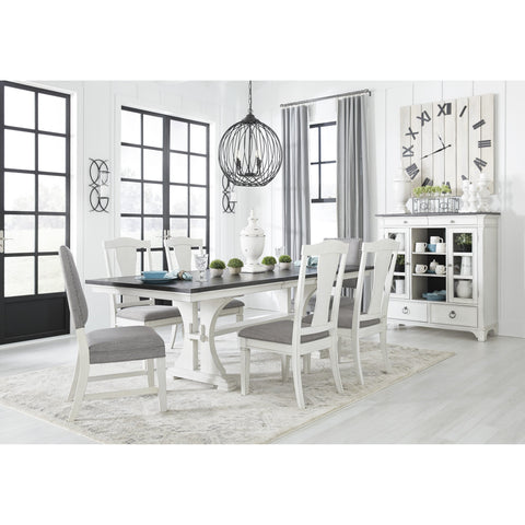 Nashbryn Gray/White Dining Room Set - bellafurnituretv
