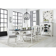 Nashbryn Gray/White Dining Room Set - bellafurnituretv