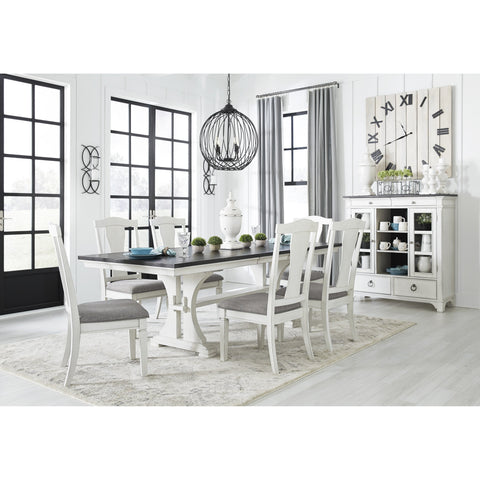 Nashbryn Gray/White Dining Room Set - bellafurnituretv