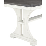 Nashbryn Gray/White Dining Table - bellafurnituretv