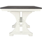 Nashbryn Gray/White Dining Table - bellafurnituretv