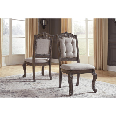 Charmond Brown Side Chair, Set of 2 - bellafurnituretv