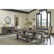 Wyndahl Rustic Brown Dining Room Set - bellafurnituretv