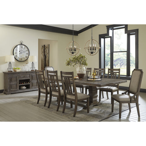 Wyndahl Rustic Brown Dining Room Set - bellafurnituretv