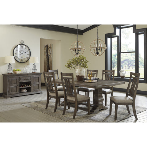 Wyndahl Rustic Brown Dining Room Set - bellafurnituretv