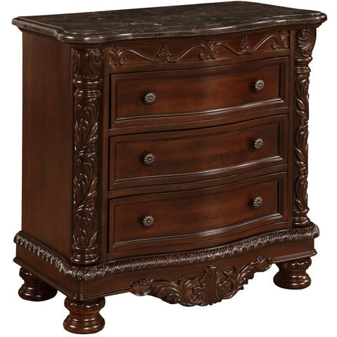 Ashton Brown Sleigh Bedroom Set - bellafurnituretv