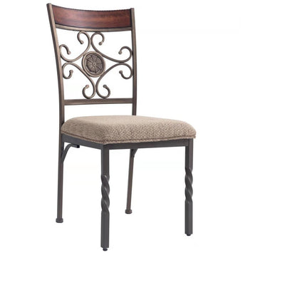 Linden Brown Side Chair, Set of 2 - bellafurnituretv