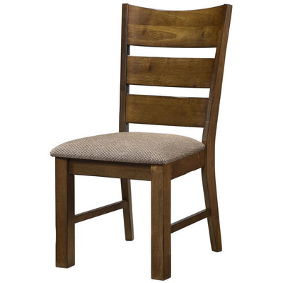 Sophia Brown Side Chair, Set of 2 - bellafurnituretv