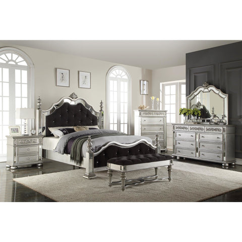 Kealynn Silver Nightstand - bellafurnituretv