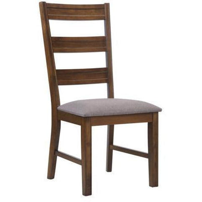Melanie Brown Side Chair, Set of 2 - bellafurnituretv