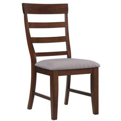 Venice Brown Side Chair, Set of 2 - bellafurnituretv