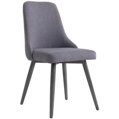 Ramsey Gray Side Chair, Set of 2 - bellafurnituretv