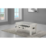 Cooper White Foosball Table - bellafurnituretv