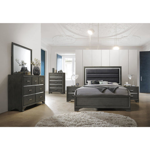 [SPECIAL] Paxton Gray Panel Bedroom Set - bellafurnituretv