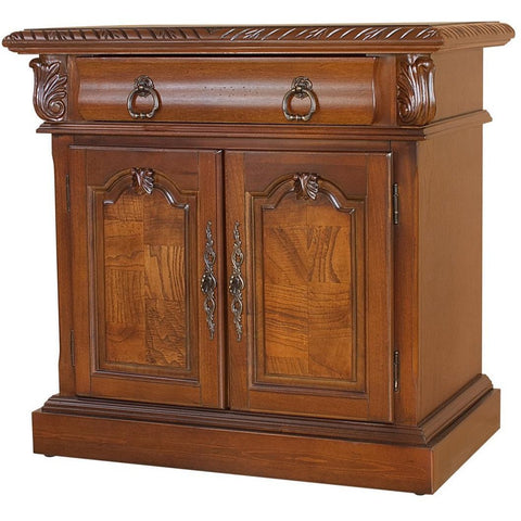 Juliet Brown Nightstand - bellafurnituretv