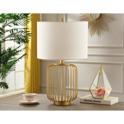 Luna Gold Table Lamp - bellafurnituretv