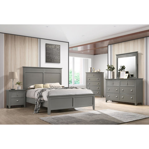 Bessey Gray Panel Bedroom Set - bellafurnituretv