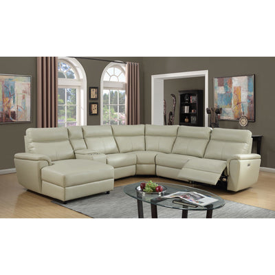 Brayden Ivory Power Reclining Sectional - bellafurnituretv