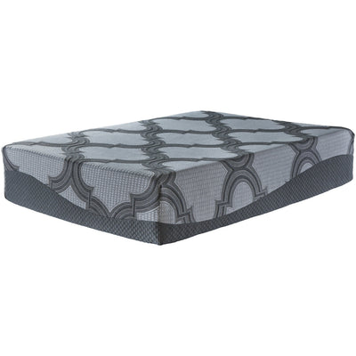 Ashley 14" Hybrid Gray Queen Mattress - bellafurnituretv