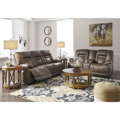 [EXCLUSIVE] Wurstrow Umber Leather Power Reclining Living Room Set - bellafurnituretv
