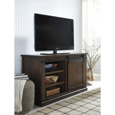 Budmore Rustic Brown Medium TV Stand | W562-28 - bellafurnituretv
