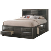 Emily Gray Storage Platform Bedroom Set [FREE CHEST] - bellafurnituretv