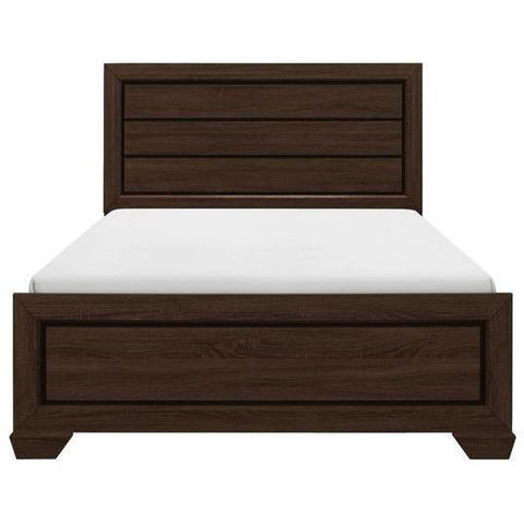 Farrow Chocolate King Panel Bed - bellafurnituretv