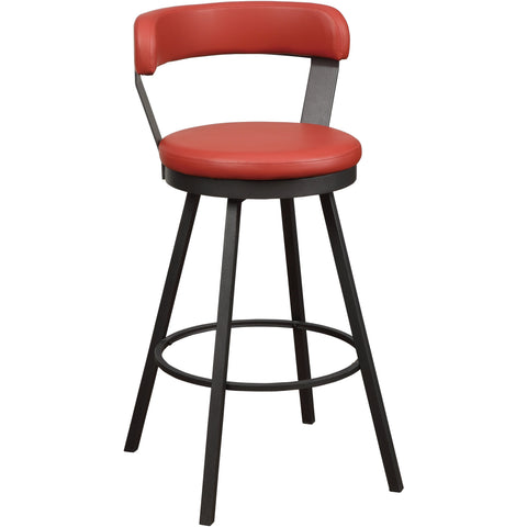 Appert Red Counter Height Chair, Set of 2 | 5566 - bellafurnituretv