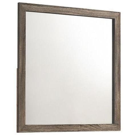 Millie Brown Mirror - bellafurnituretv