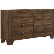 Millie Cherry Brown Panel Bedroom Set - bellafurnituretv