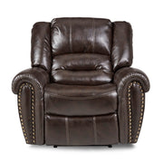 Center Hill Brown Bonded Leather Reclining Chair - bellafurnituretv