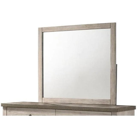 Patterson Driftwood Gray Mirror - bellafurnituretv