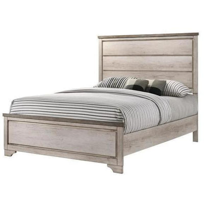 Patterson Driftwood Gray Panel Full Bed - bellafurnituretv