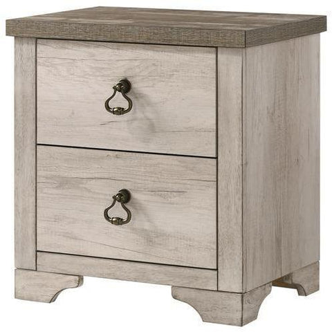 Patterson Driftwood Gray Nightstand - bellafurnituretv