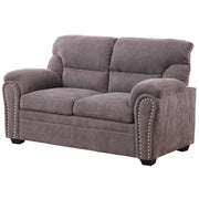 Norway Gray Chenille Sofa & Loveseat - bellafurnituretv