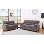 Norway Gray Chenille Sofa & Loveseat - bellafurnituretv