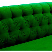 Hanny Green Velvet Sofa - bellafurnituretv