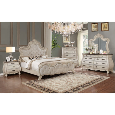 Ashford Weathered White Panel Bedroom Set - bellafurnituretv
