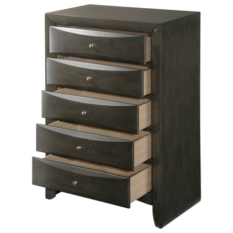 Emily Gray Storage Platform Bedroom Set [FREE CHEST] - bellafurnituretv