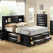 Emily Black Storage Platform Bedroom Set [FREE CHEST] - bellafurnituretv