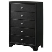 Micah Black LED Panel Bedroom Set - bellafurnituretv