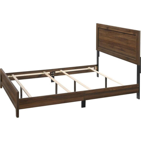 Millie Cherry Brown Panel Bedroom Set - bellafurnituretv