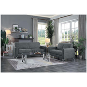 Venture Gray Living Room Set - bellafurnituretv